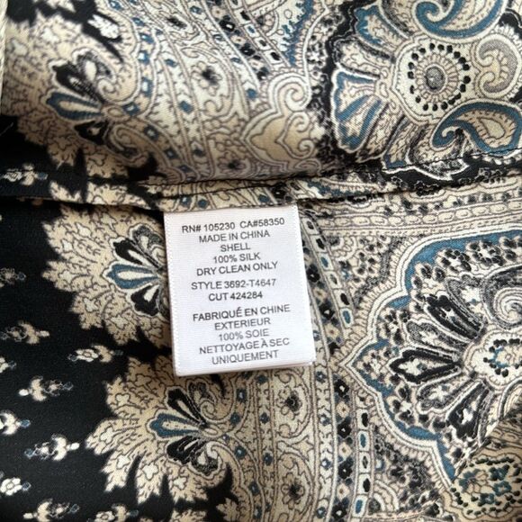 Joie 100% Silk Boho Blouse – Size S - Picture 6 of 6